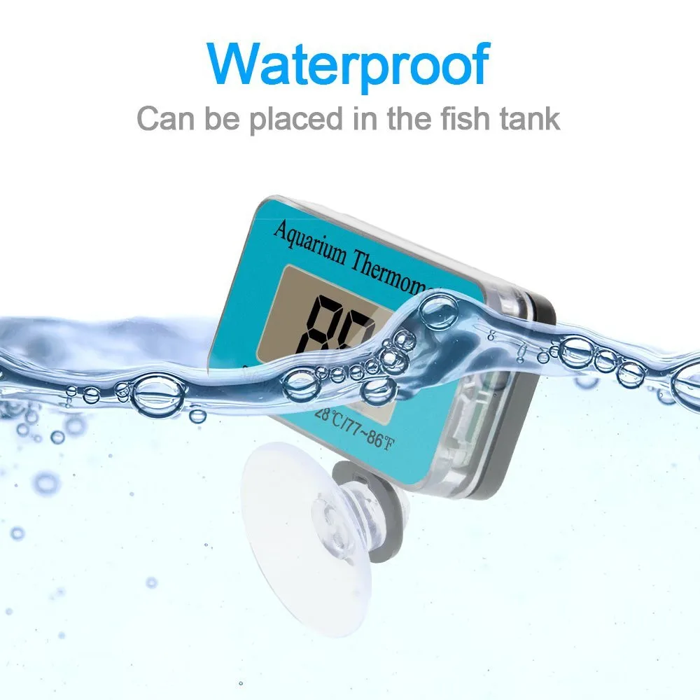 

2021 кухонный Термометр аквариума Термометр портативное зарядное устройство с присоской, синий Termometro Da Cucina Термометр Цифровой Термометр