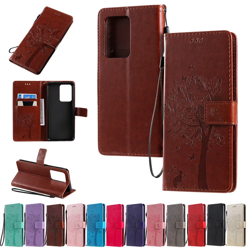 

Flip Leather Sun Flower Cat Tree Cases For Samsung Galaxy S11 Plus A71 A50 M30s A10s A20s A40 A70 Wallet Case For Business 2019