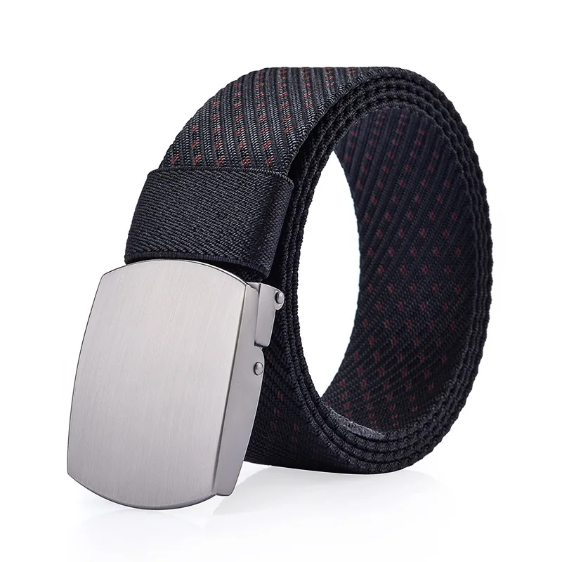 

FRALU 2017 Canvas Tactical Casual Belts Men's Fashion Cloth Belts Male Knitted Waistband Ceintures Homme