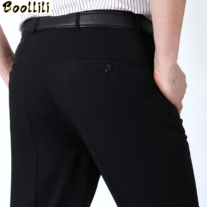 Летние мужские деловые тонкие шелковые брюки 29 56 большие размеры классические