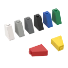 Набор строительных блоков, 2x1x60481 градусов, 10 шт.