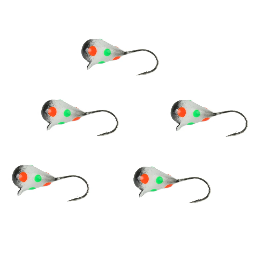 5pc Ice jig 057 Maximumcatch 0,42 г-1,90 г вольфрамовый джиг для подледной рыбалки 11 мм-17 мм приманка для подледной рыбалки 16#14#12# японский крючок для зимней рыбалки - Цвет: 5pc Ice jig 057