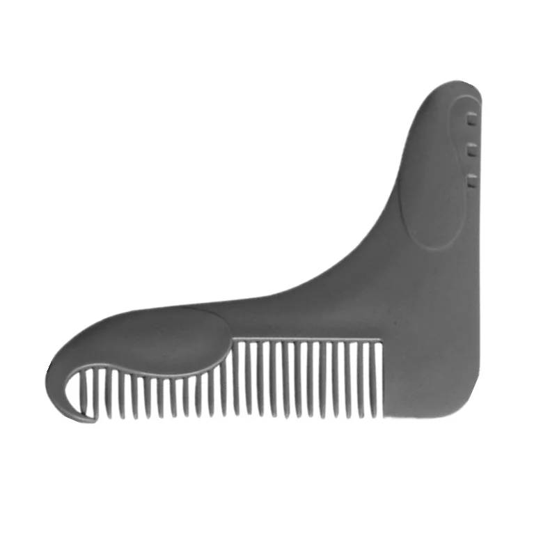 

1pc Men's Beard Care Appearance Moustache Moulding Hairdressing Plastic Hair Shaping Styling Template Ruler Combs Tool