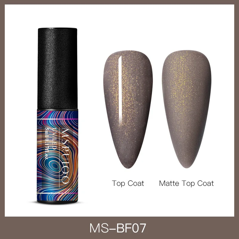 MSRUIOO 5 мл Блеск УФ-гель для ногтей сверкающий Полупостоянный дизайн ногтей замачиваемый Гель-лак сухой с светодиодный лампой маникюрные инструменты - Цвет: AAS08283