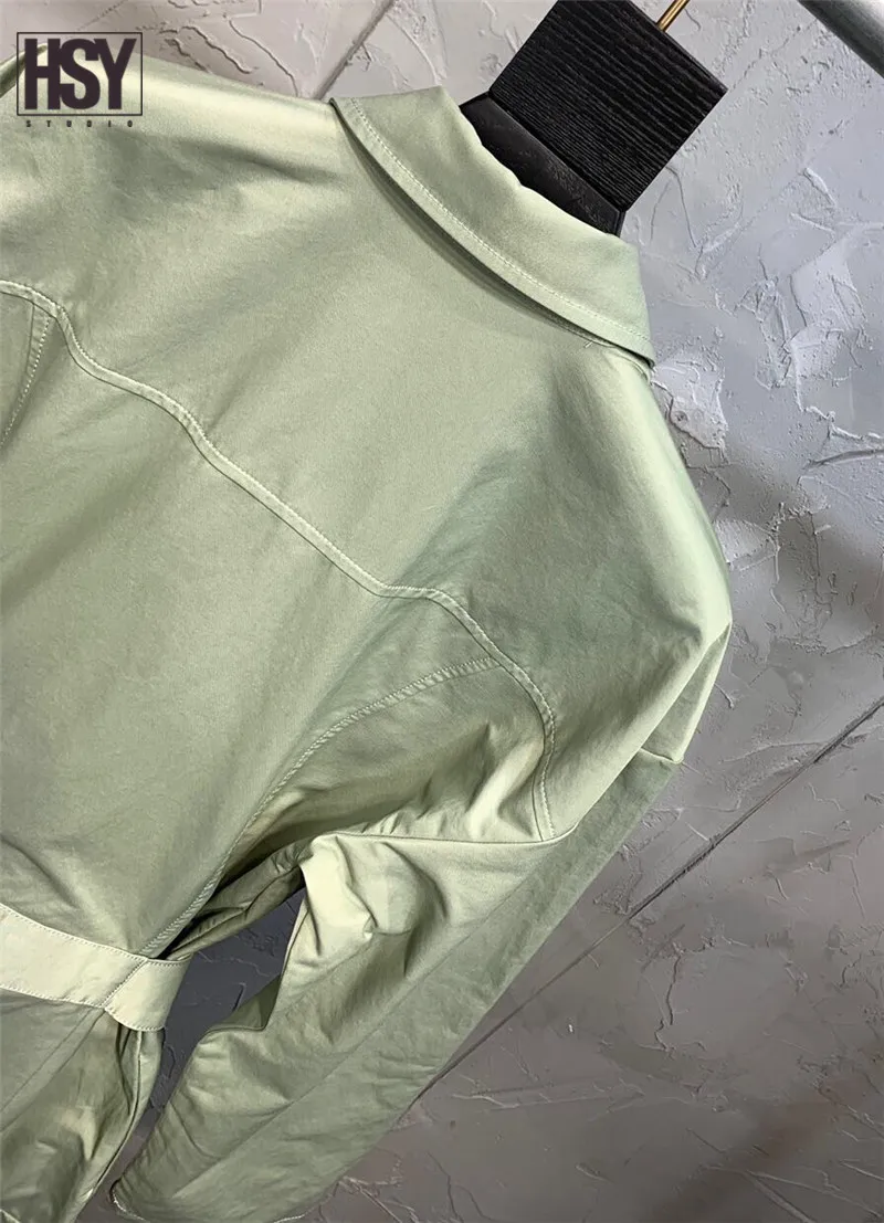 Новый Модный женский комбинезон оверсайз Повседневный длинный рукав отложной