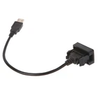 Новый кабель USB-порта AUX 12-24 В, шнур, USB-адаптер для зарядки для Toyota ViosCorolla