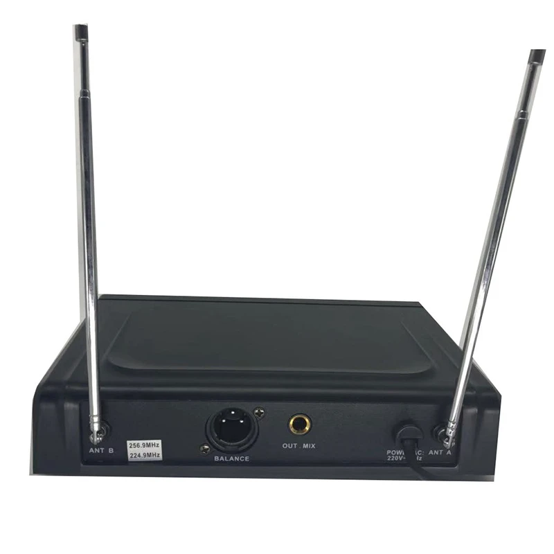 Профессиональный беспроводной микрофон Система двойной ручной 2 канала комплект
