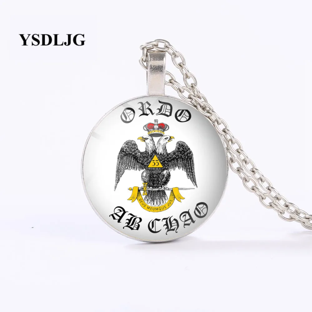 YSDLJG масонское ожерелье Ordo Ab Chao Masonic шотландский Rite 33 градусов символ из