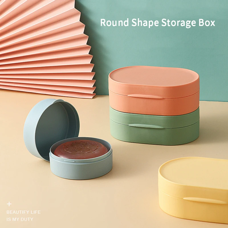 

New Soap Storage Box Travel Portable Sealed Soap Box Waterproof Soap Storage Cases Bathroom Washroom Supplies