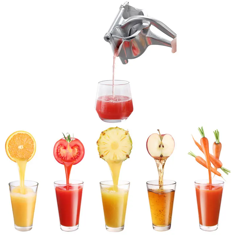 

Durable Manual Juice Squeezer Aluminum Alloy Hand Pressure Juicer Pomegranate Orange Lemon Sugar Cane Juice Kitchen Fruit Tool