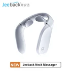 Массажер для шеи Jeeback G2, массажер для шеи с дальним инфракрасным подогревом, уход за здоровьем, L-образный массажер для шеи с приложением