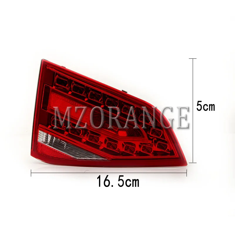 MZORANGE Tail Light Lamp For Audi A4 B8 2008-2012 Rear Right left Inner Outer Side Tail Light LED Brake Lamp Turn signal Light