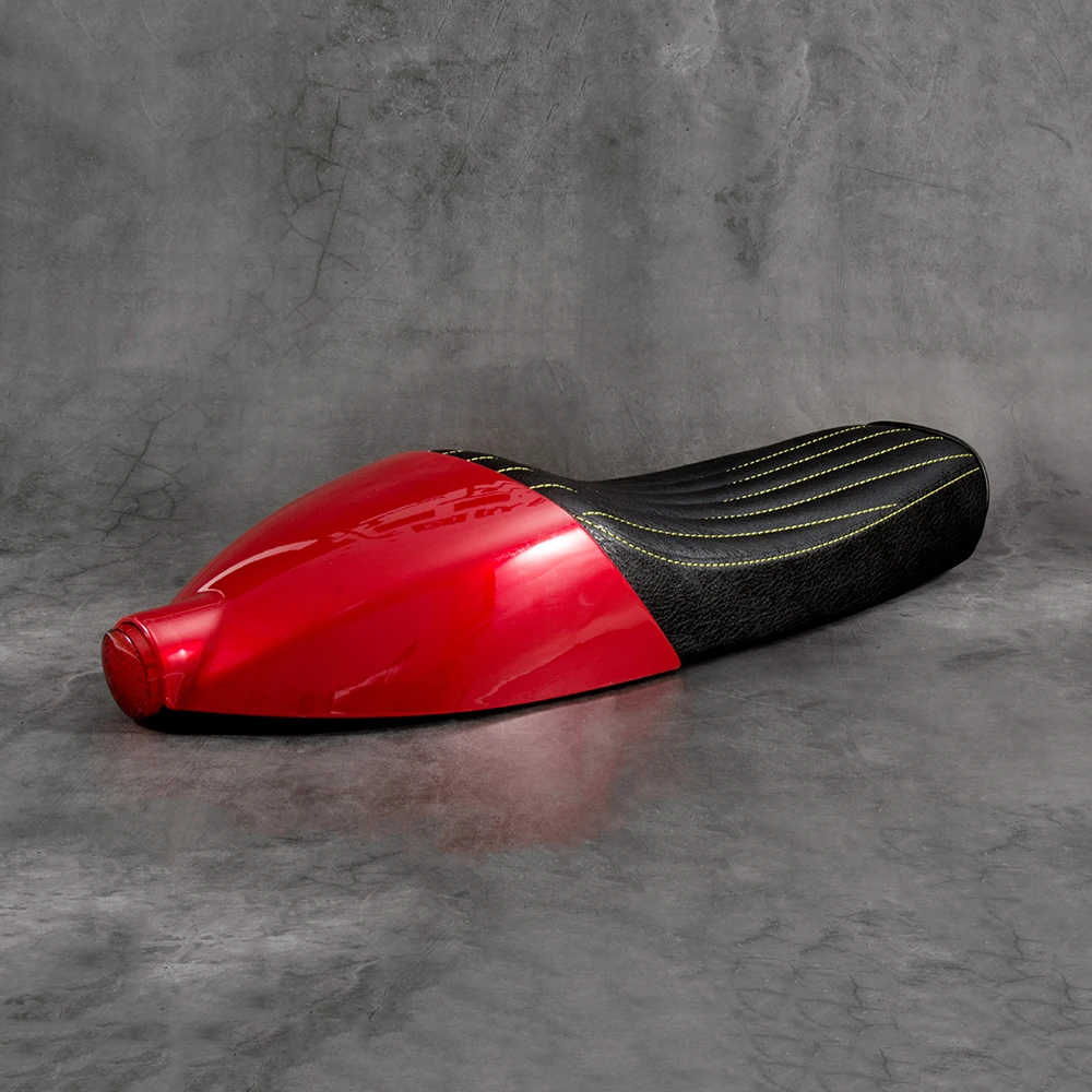 Универсальная винтажная мотоциклетная Подушка 64 см сидение для кафе-рейссера