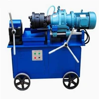 380v fully automatic steel bar straight thread rolling machine rebar thread rolling machine 16 40mm rebar rolling processing