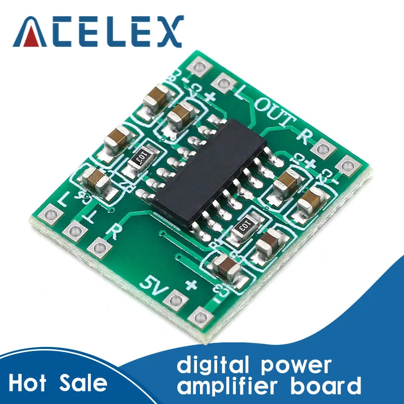 Плата цифрового усилителя PAM8403 2*3 Вт класс D плата эффективный источник питания от