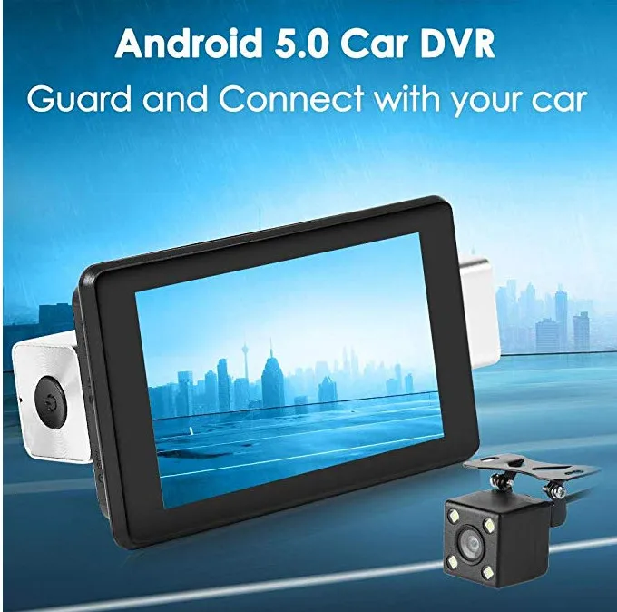 LSON T4 3g gps с DVR камерой 170 градусов широкий угол 4,0 дюймов WiFi ips HD 1080P DashCam с Навител русская карта