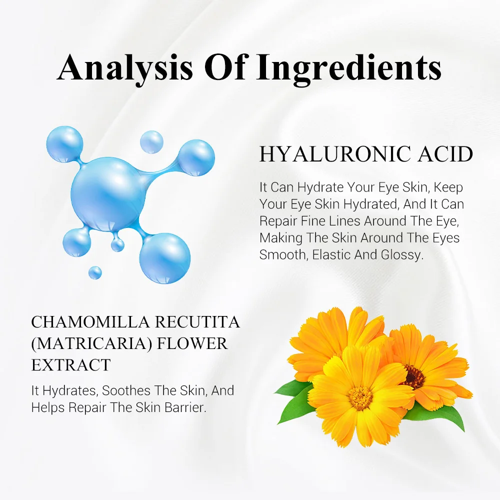 

BREYLEE Hyaluronic Acid Moisturizing Anti Fine Lines Eye Cream Improve Dryness Anti-wrinkles Eyes Serum Remover EyeBag Skin Care