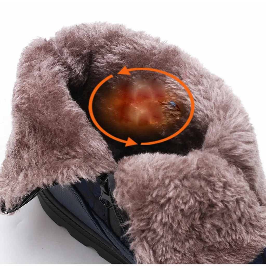 Fashion Men's Plus Velvet Warm boots men Camouflage Shoes Short Plush Snow Boots Waterproof Durable Outsole Cotton | Обувь