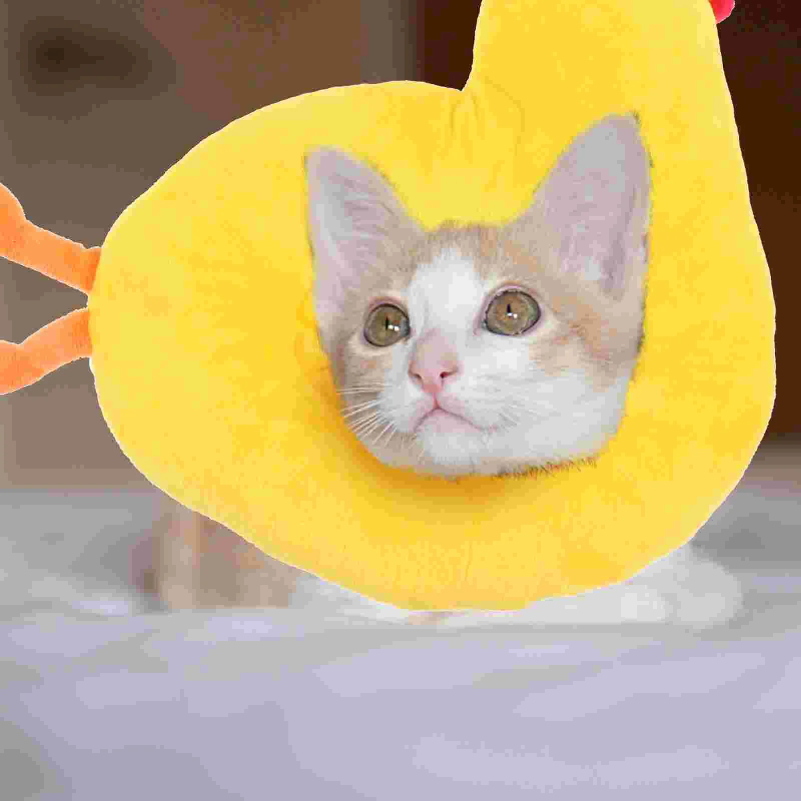 

Adjustable Cat Neck Collar Cat Anti-lick Recovery Collar Neck Cone Collar