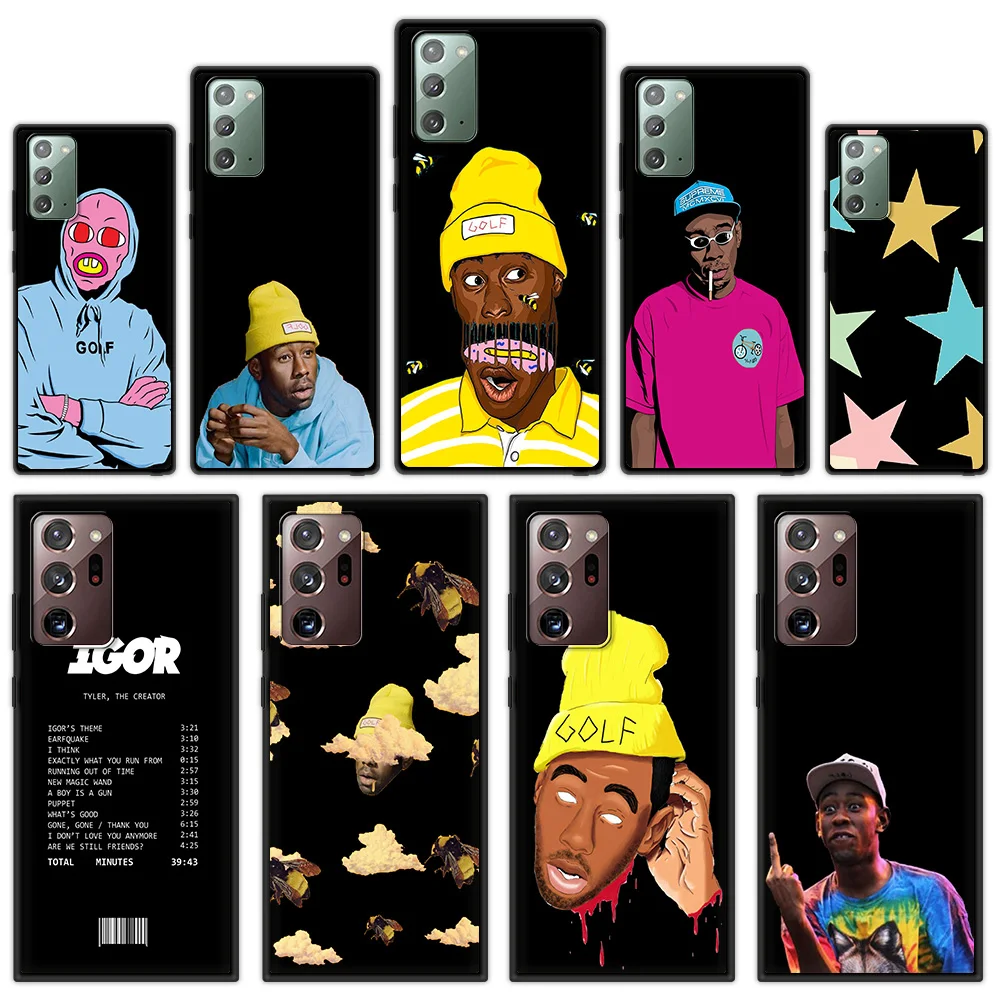 

Tyler The Creator Hip Hop Rapper Phone Case For Samsung Galaxy Note 10 Lite 20 Ultra 10 Plus Soft Black Cover For M31 TPU Shell