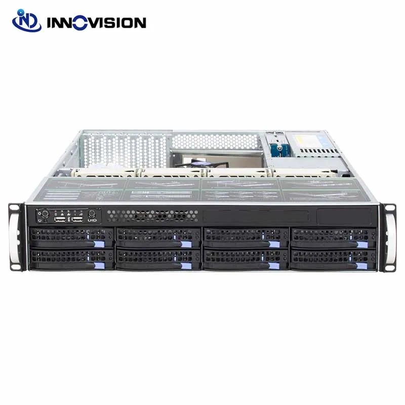 8 секций 2U стойка огромное хранилище чехол для сервера горячей замены S26508