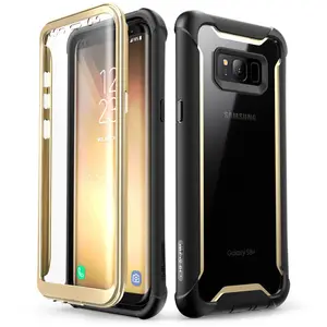 i blason for samsung galaxy s8 plus case original ares series full body rugged clear bumper case with built in screen protector free global shipping