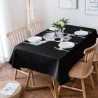 Черная скатерть с черепом, водонепроницаемая скатерть для стола, кухни, декоративное покрытие для стола кофейной кухни Вечерние