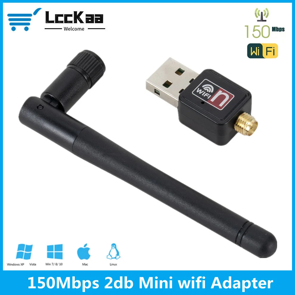 USB Wi Fi адаптер 150 Мбит/с 2 4 ГГц 802.11n/g/b|Сетевые карты| |