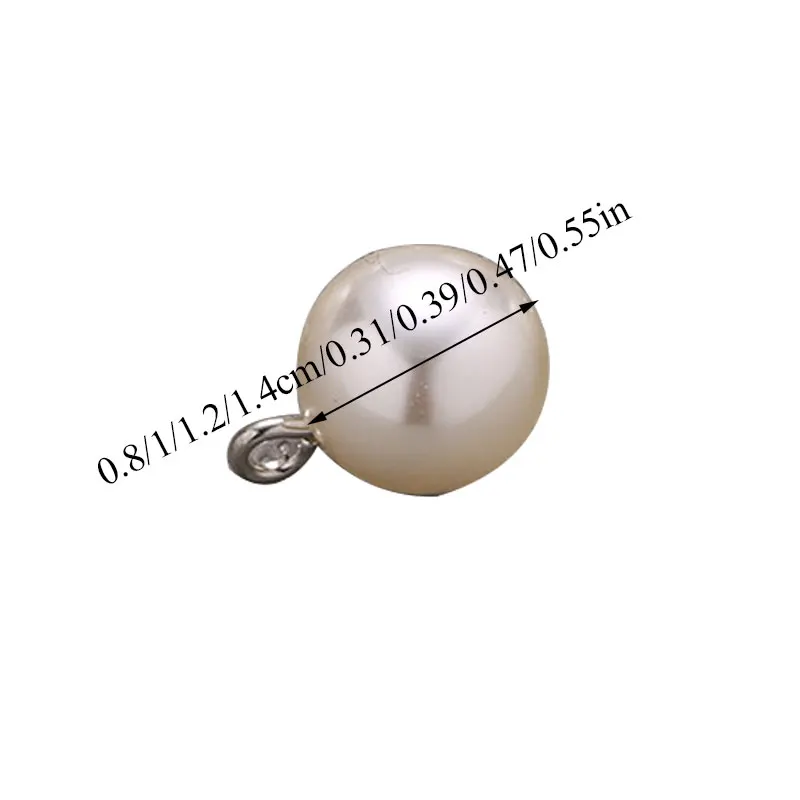 

8-14mm 10pcs Ivory Imitation Pearls Round Pearl Spacer Loose Beads DIY Jewelry Making Necklace Bracelet Earrings Accessories