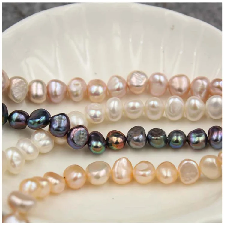 

5-6mm/6-7mm Natural Pearl Beads Baroque Pearl Loose Beads Freshwater Pearl Beads DIY Jewelry Bracelet Necklace
