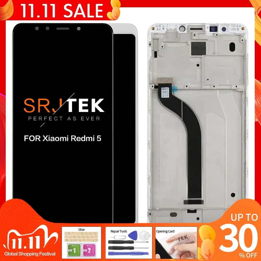 

Для Xiaomi Redmi 5 ЖК-дисплей + сенсорный экран 5,7 дюйма тесты хорошо новый дигитайзер Ассамблеи Замена экрана для Xiaomi Redmi 5