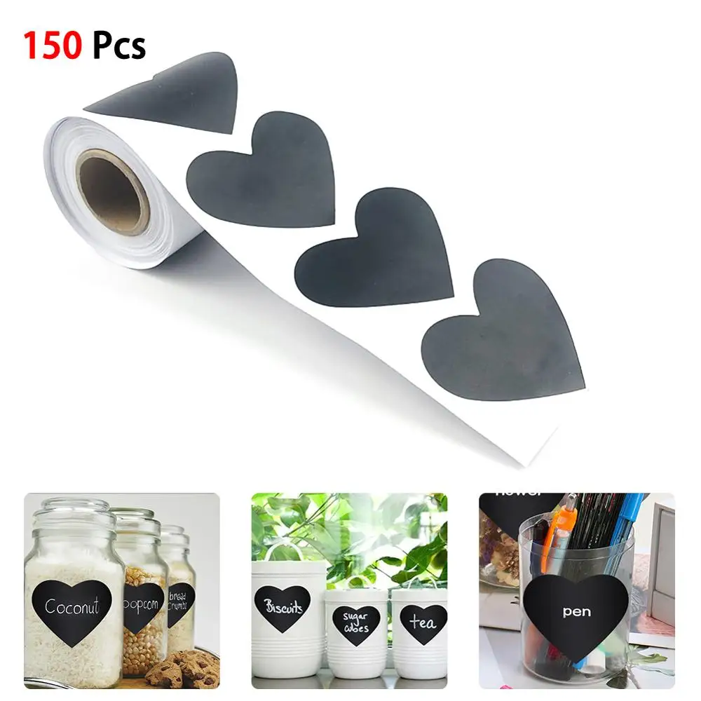 150 шт. хранения бутылки для органайзера в форме сердца этикетки доске Стикеры s
