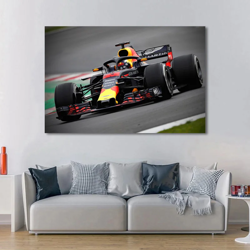 Картина Mclaren F1 гоночный автомобиль настенные художественные плакаты с