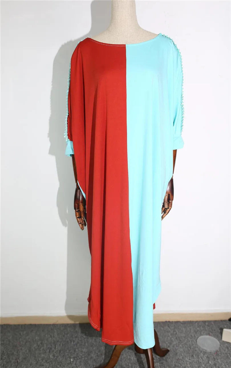 2019 доставка через границу Африканской женской одежды лоскутное двухцветное