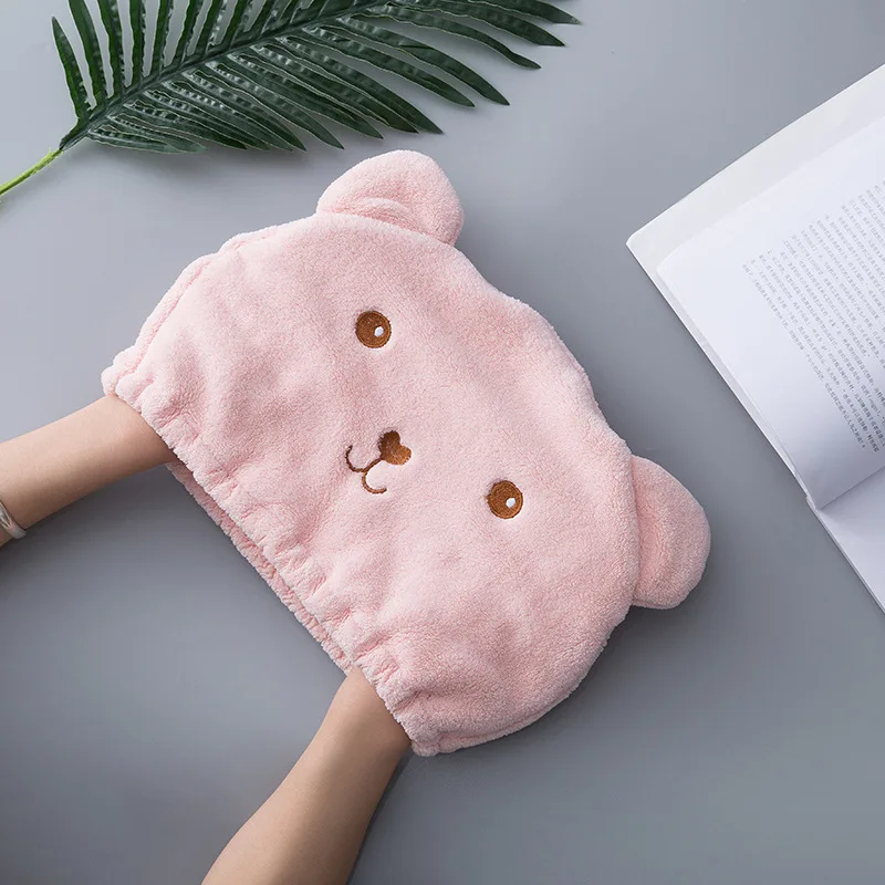 Микрофибра банное полотенце для волос быстросохнущее дамское Мягкая шапочка