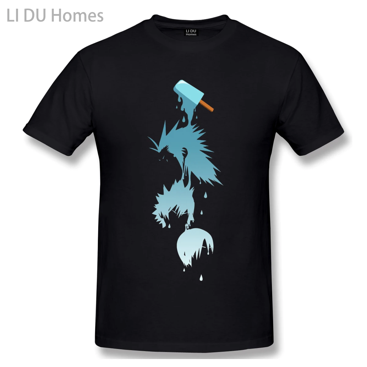 

LIDU T-Shirt for Men Sea Salt Trio 100% Cotton Kingdom Hearts T Shirt Funny Plus Size Clothes