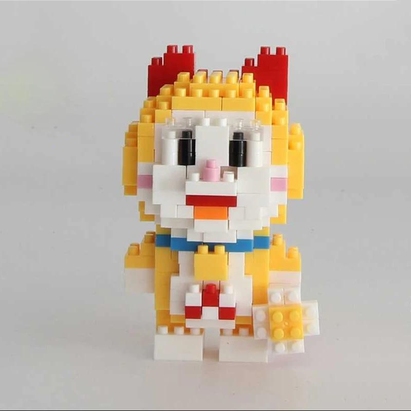 Boyu 7005 Аниме Doraemon Dorami Cat Robot Animal Pet 3D модель DIY Мини Алмазные блоки кирпичи игрушки