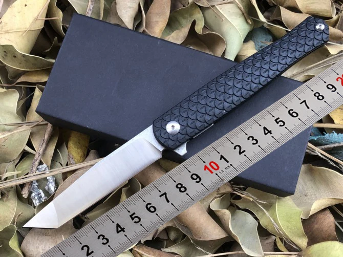 Новейший складной нож G10 Ручка D2 Лезвие Керамический шариковый подшипник