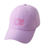 maxsiti u harajuku letter cotton baseball cap for women and men spring fashion adjustable sun protection lovers hip hop hat