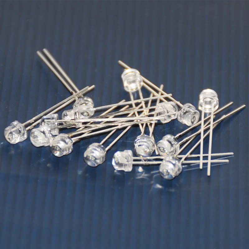 100 шт. светодиодные УФ лампы соломенная шляпа 5 мм|Диоды| |