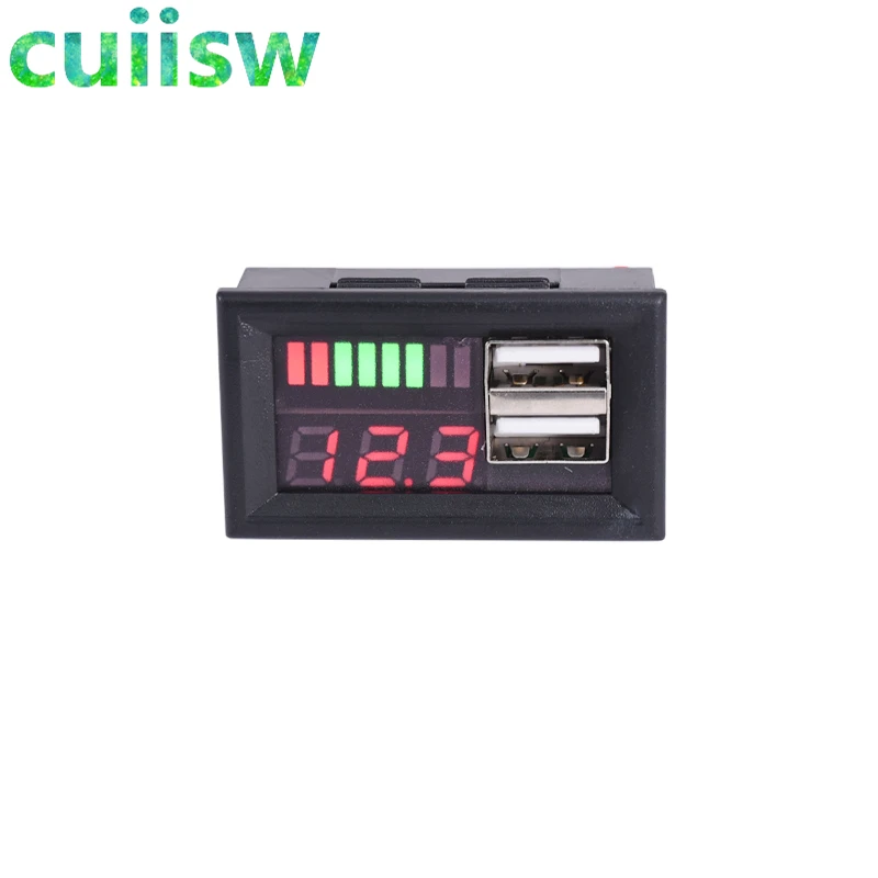 12 В Цифровой вольтметр для автомобиля мотоцикла напряжение батарея Панель метр w