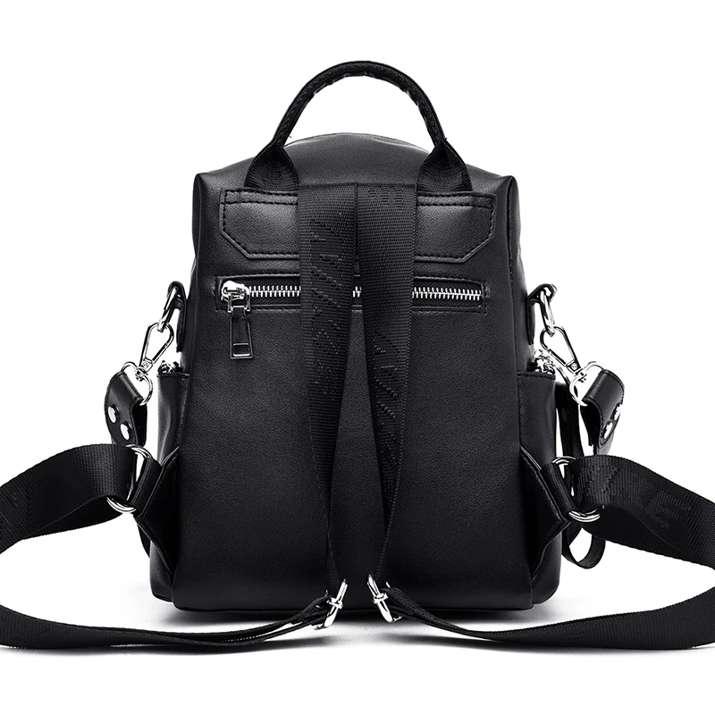 Рюкзак из мягкой искусственной кожи вместительный для девушек новый Молодежный