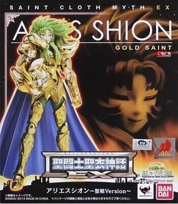 

BANDAI японская версия моделей Игрушек Saint Seiya Ткань Миф золото Ex2.0 Овен папа Шион экшн-фигурка детская игрушка для подарка