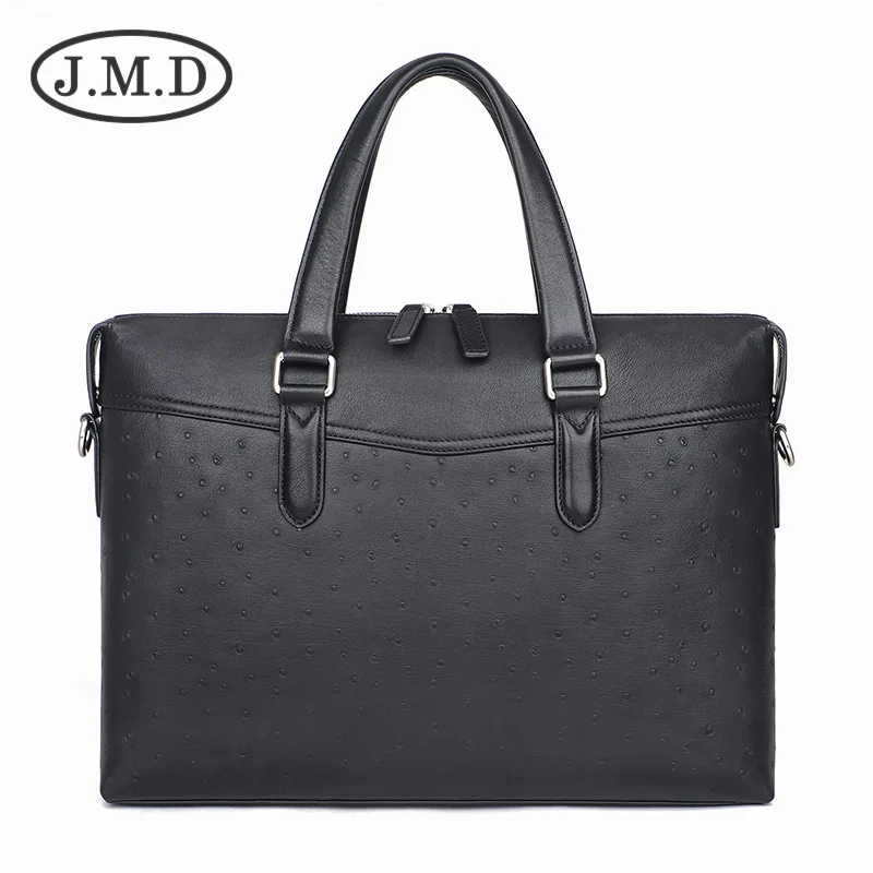 

Black Briefcase Bags For Man Real Leather Business Brand Designer Travel Fashion A4 File 14" Laptop Hand Shoulder Crossbody Bags