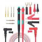 Цифровой мультиметр, измерительные щупы, зажим для прицела, кабель, переключаемый игольчатый штырь, удлинитель крокодил