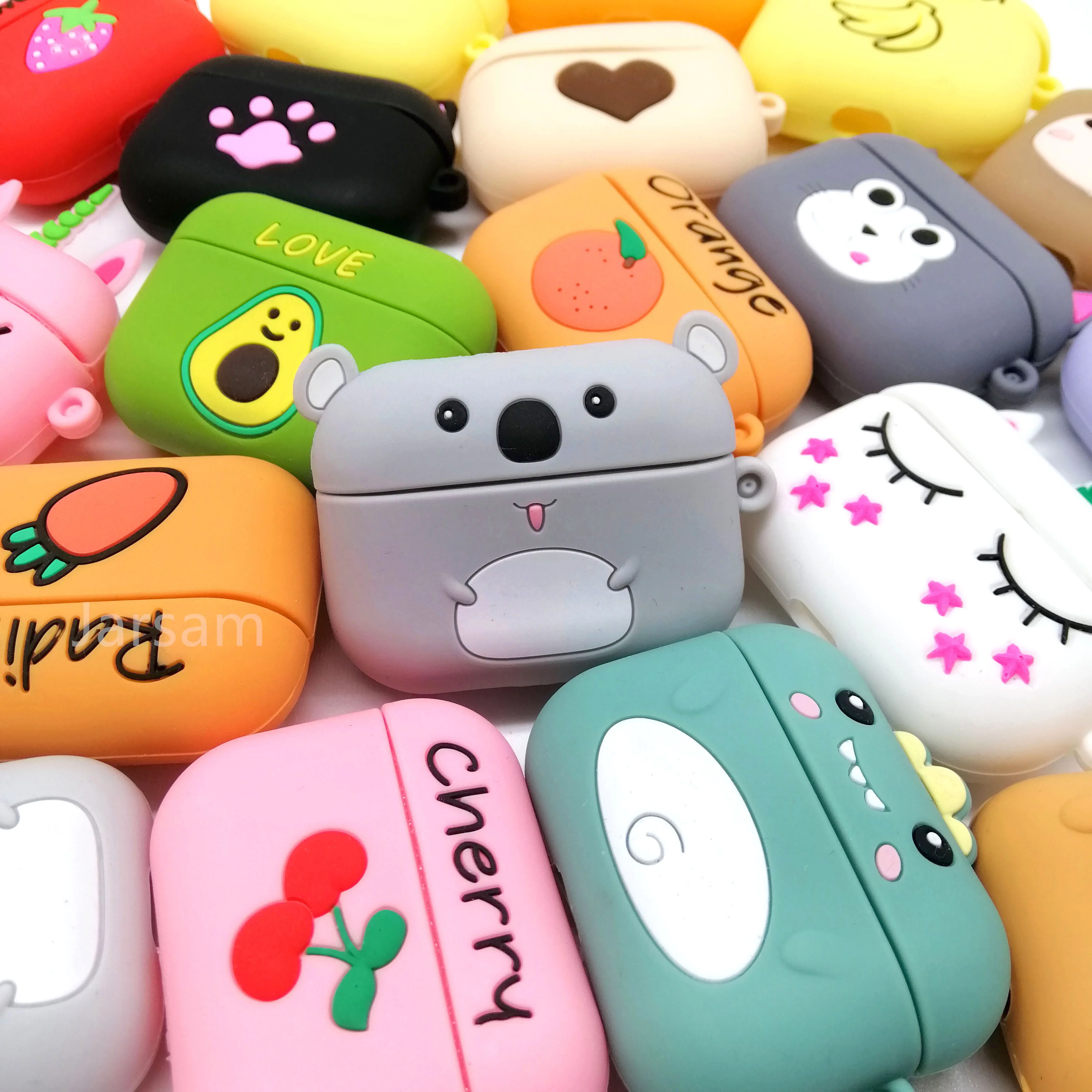 Cartoon סיליקון מקרה עבור Airpods פרו מקרה אלחוטי עבור אפל airpods פרו מקרה כיסוי אוזניות מקרה עבור אוויר תרמילי פרו 3