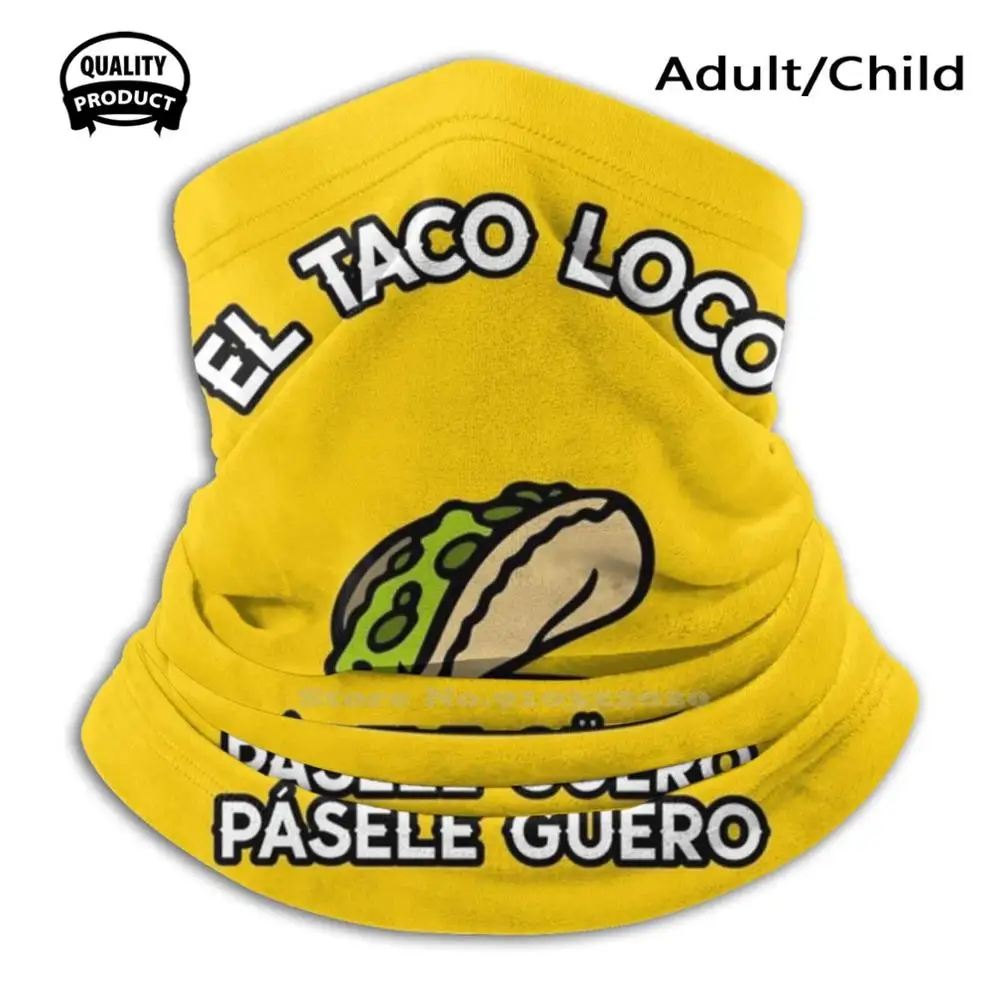 

Маски El Taco Loco, моющиеся дышащие многоразовые маски, мексиканские 90-е годы