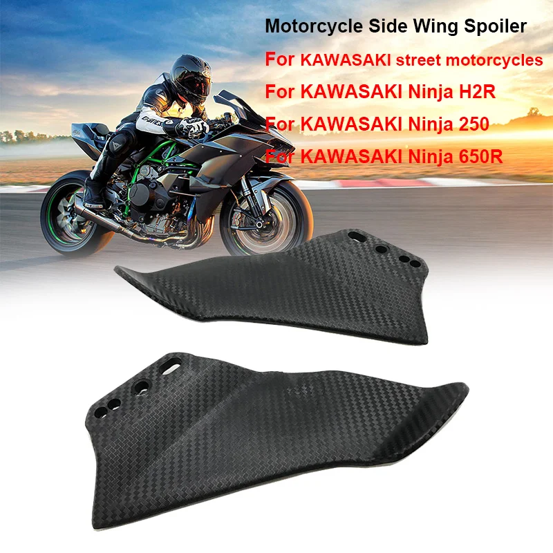 Зеркало заднего вида для Kawasaki Ninja 250 300 400 650R ZX6R ZX10R Z800 H2R 250R ZZR600|Накладки и