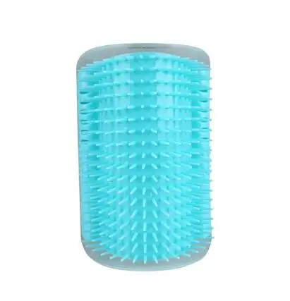 light blue Кошачья мята Кот Массажная щетка для Груминг за домашним животным щетка для вычесывания животных расчески чистящие аксессуары для массажа кошек самогрумер - Цвет: light blue