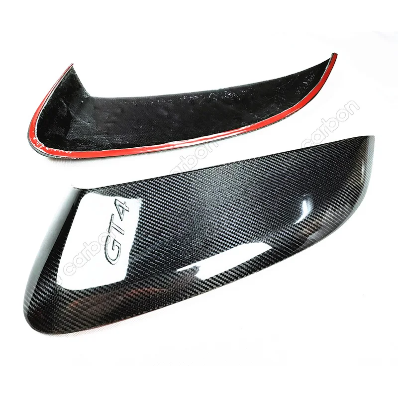 Боковые вентиляционные отверстия из углеродного волокна для 2016-2019 Porsche 718 Boxster Cayman